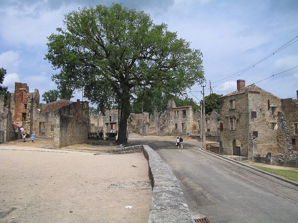 oradour sur glane verlaten dorp